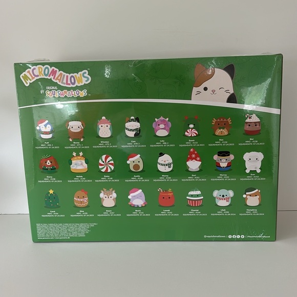 Unopened Sealed box micro Squishmallows 24 day Advent holiday advent calendar - Picture 6 of 8